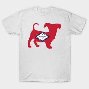 Chiweenie Dog Lover Arkansas Flag T-Shirt